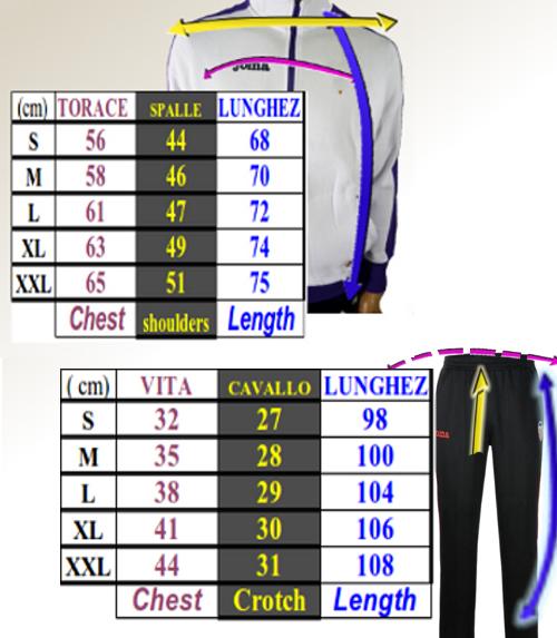 Tabella taglie e misure KIT COMPLETO CALCIO PORTIERE Joma PHOENIX GK maglia + Pantaloncini UOMO Poliestere Giallo Blue