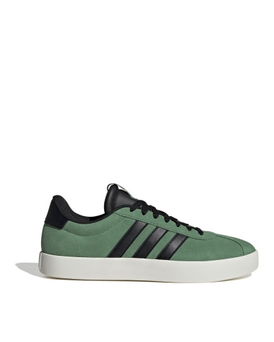 Scarpe Sportive Sneakers Adidas VL Court 3.0 pelle uomo Verde - Sports Shoes Sneakers Adidas VL Court 3.0 mens leather Green - Chaussures de sport Baskets Adidas VL Court 3.0 homme cuir Vert - Sportschuhe Turnschuhe Adidas VL Court 3.0 herren leder Grün