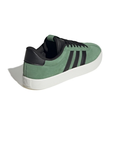 Scarpe Sportive Sneakers Adidas VL Court 3.0 pelle uomo Verde - Sports Shoes Sneakers Adidas VL Court 3.0 mens leather Green - Chaussures de sport Baskets Adidas VL Court 3.0 homme cuir Vert - Sportschuhe Turnschuhe Adidas VL Court 3.0 herren leder Grün