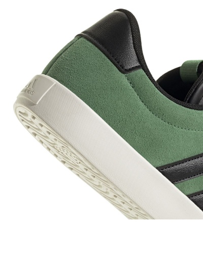 Scarpe Sportive Sneakers Adidas VL Court 3.0 pelle uomo Verde - Sports Shoes Sneakers Adidas VL Court 3.0 mens leather Green - Chaussures de sport Baskets Adidas VL Court 3.0 homme cuir Vert - Sportschuhe Turnschuhe Adidas VL Court 3.0 herren leder Grün