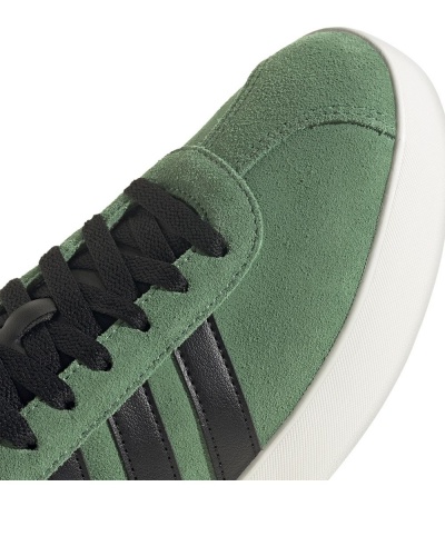 Scarpe Sportive Sneakers Adidas VL Court 3.0 pelle uomo Verde - Sports Shoes Sneakers Adidas VL Court 3.0 mens leather Green - Chaussures de sport Baskets Adidas VL Court 3.0 homme cuir Vert - Sportschuhe Turnschuhe Adidas VL Court 3.0 herren leder Grün