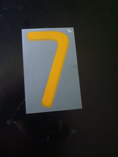 24H Kit Printing Numero a scelta x pantaloncino calcio PVC 2007 2013 - Imagen 8 de 8