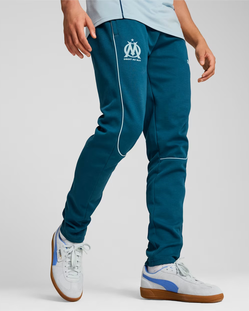 Marsiglia OM Olympique Puma Track Pants Hose Suit Casuals pacific Blau 2024 25 eBay