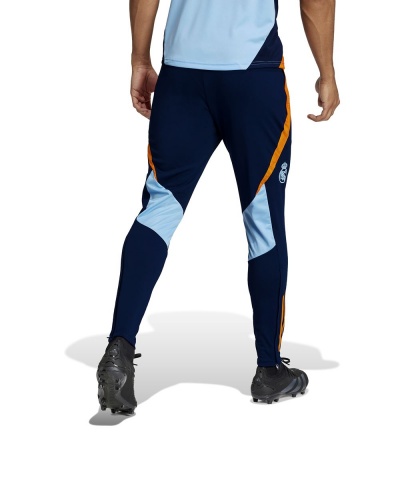 Pantaloni Tuta Allenamento REAL MADRID RMFC adidas Uomo Poliestere AEROREADY Tasche con zip BLUE 2024 25 - Training Suit Pants REAL MADRID RMFC adidas Men Polyester AEROREADY Pockets with zip BLUE 2024 25 - Pantalon de survêtement REAL MADRID RMFC adidas Homme Polyester AEROREADY Poches avec zip BLEU 2024 25 - Trainingshose REAL MADRID RMFC adidas Herren Polyester AEROREADY Taschen mit Reißverschluss BLAU 2024 25
