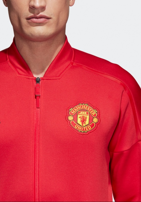 Schön adidas Manchester United Anthem Jacke Rot | Scarlet Schön adidas Manchester United Anthem Jacke Rot | Scarlet