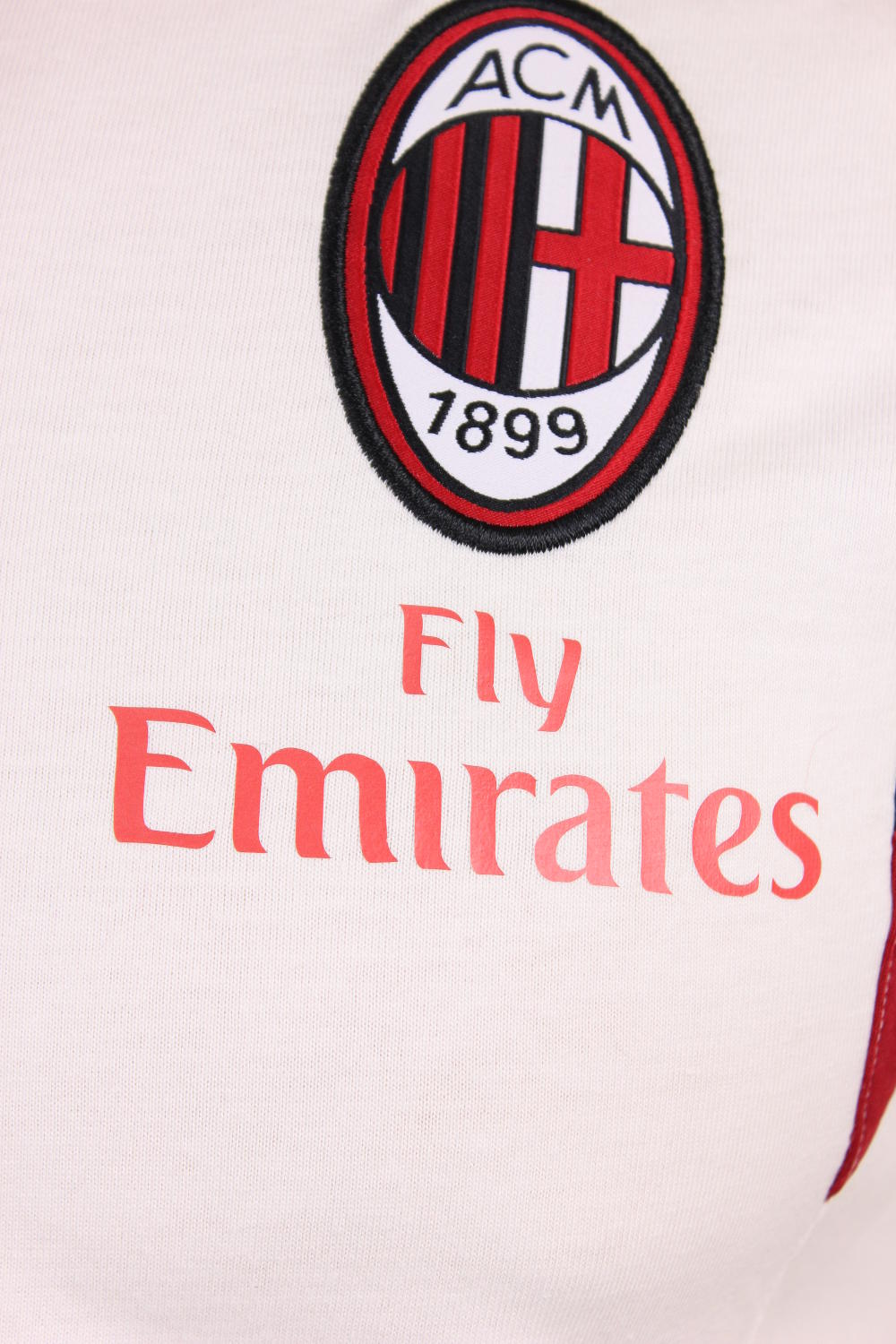 Fly Emirates Ac Milan Adidas Polo Shirt White Short Sleeves Men 2014 15 ...